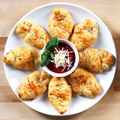 cheesy parmesan crusted crescent rolls