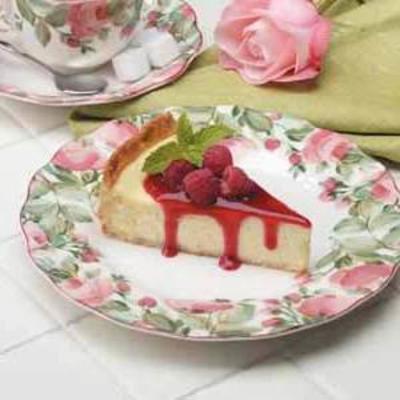 Koninklijke frambozen cheesecake