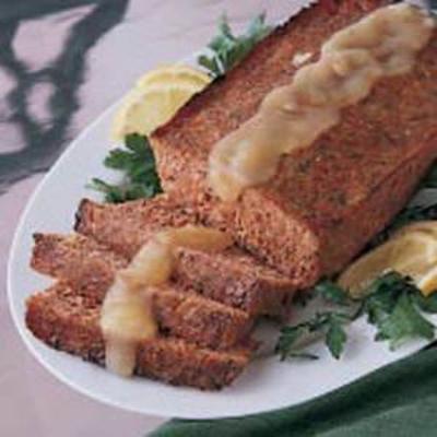 hambrood met gouden saus