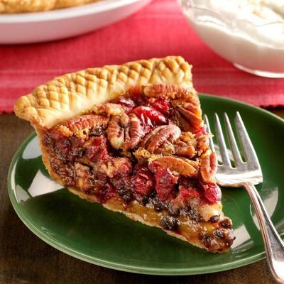 cranberry chocolate chip pecan pie