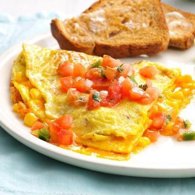 gemakkelijke vegetarische omelet