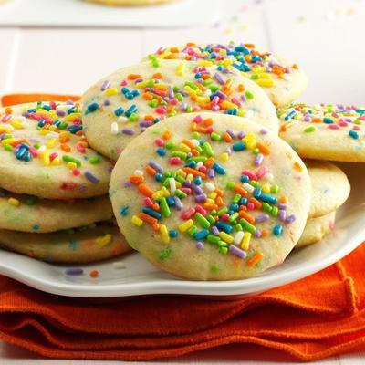 funfetti cakebeslag cookies