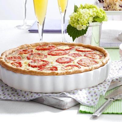 Italiaanse tomaatui quiche