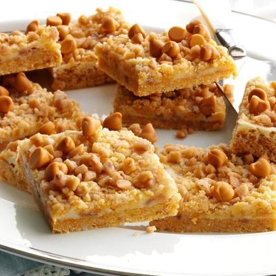 butterscotch toffee cheesecake bars