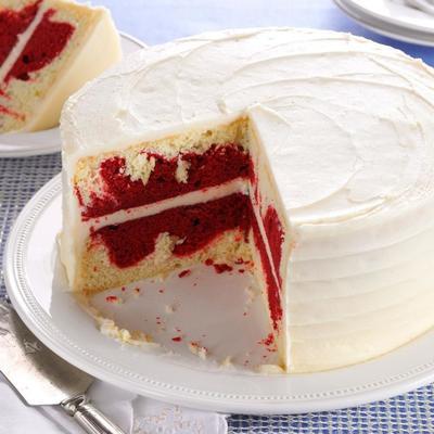 speciale gelegenheid rood fluwelen cake