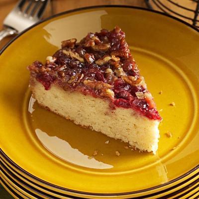 cranberry-pecan koffie cake