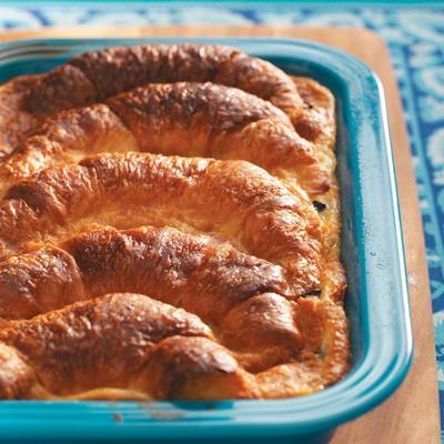 make-over chocolade croissant pudding