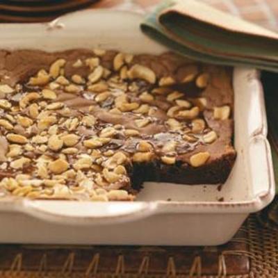 cashew karamel brownies