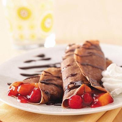 chocolade-fruit-pannenkoeken