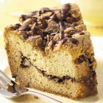 chocolade zure room koffie cake