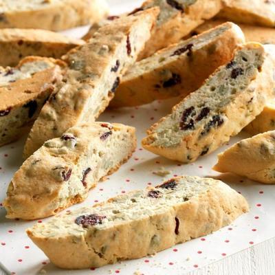 cranberry-pompoen zaadbiscotti