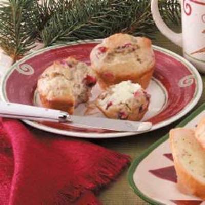 banaan cranberry muffins