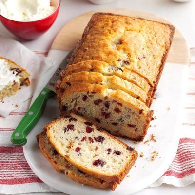 cranberry amandel koffie cake