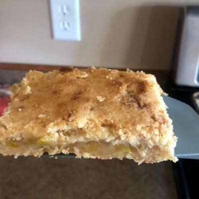 courgette taart bars
