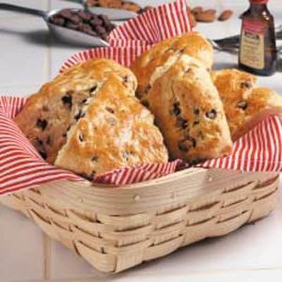 chocolade amandel scones