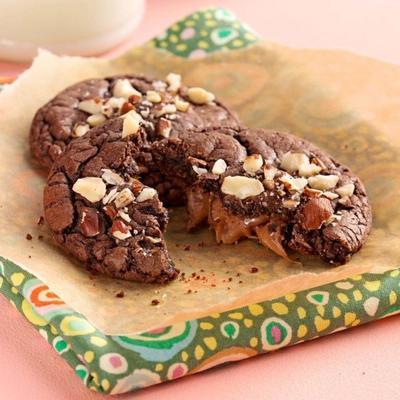 chocoladekaramel cookies