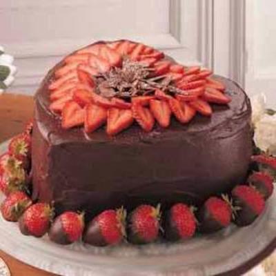 victorian strawberry chocolate cake