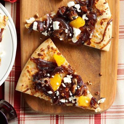 date citrus flatbreads