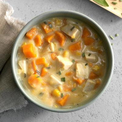 kalkoen - zoete aardappel soep