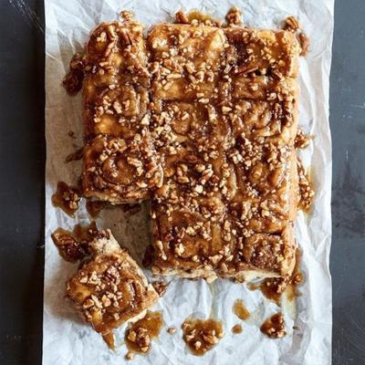 caramel pecan plakkerige broodjes