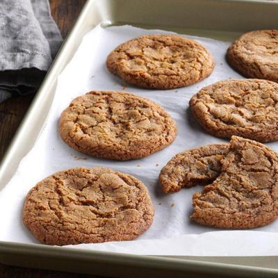 spice-toffee cookies