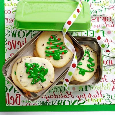 creme de menthe cheesecake cookies