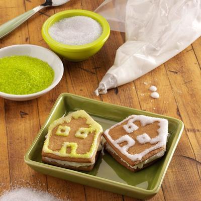 peperkoek huis sandwich cookies