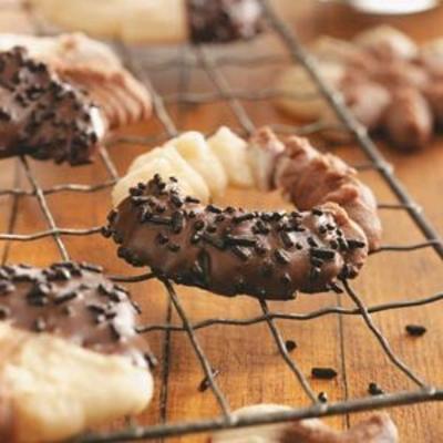 chocolate 'n' vanilla spritz-koekjes