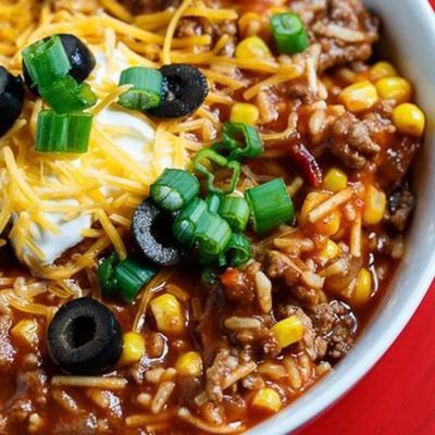 chipotle chili met rijst