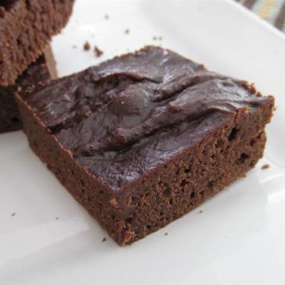 Kahlua® brownies met pindakaas