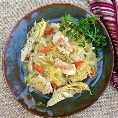 mediterrane spaghetti squash