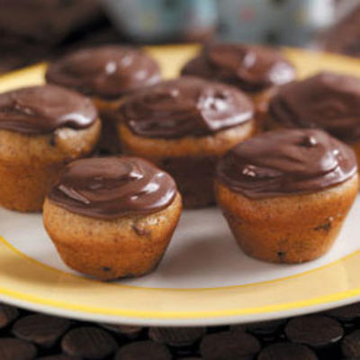 chocoladeschilfer banaan mini-muffins