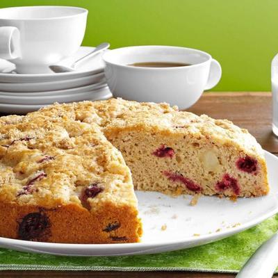 vers fruit koffie cake