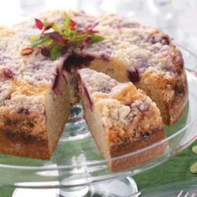 cranberry kaas koffie cake