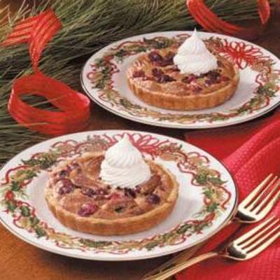 cranberry pecan taarten