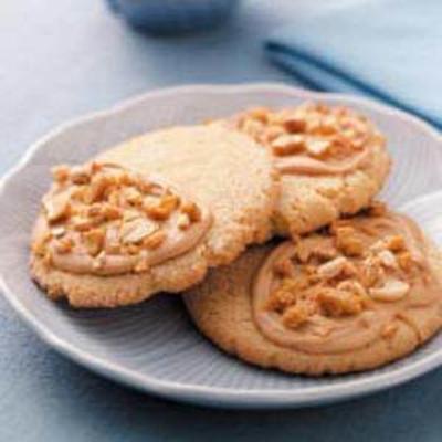 frosted peanut butter brosse koekjes