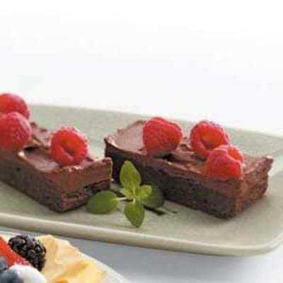 frambozenmousse brownies