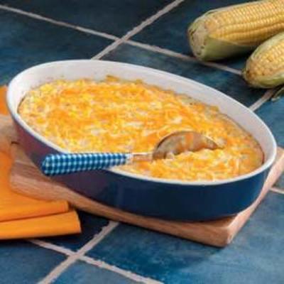 makeover gebakken maïs met zure room en vijgenkaas