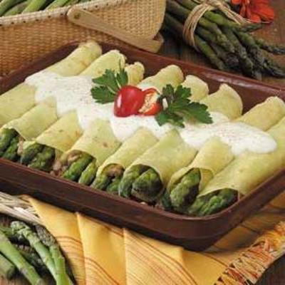 asperges worst pannenkoeken