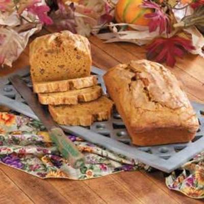 make-over vakantie pompoen brood