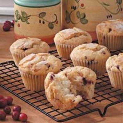 cranberry roomkaas muffins