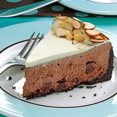 rijke chocolade cheesecake