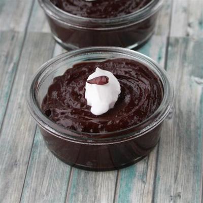 amandelmelk chocoladepudding