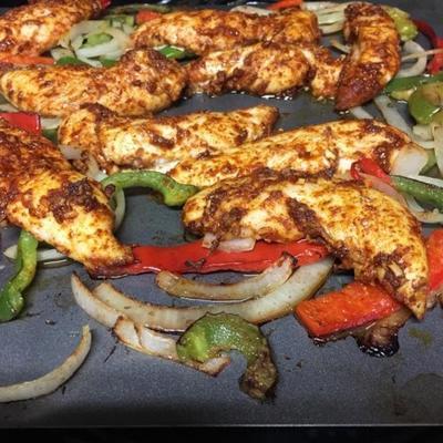 bladpan kippenfajitas