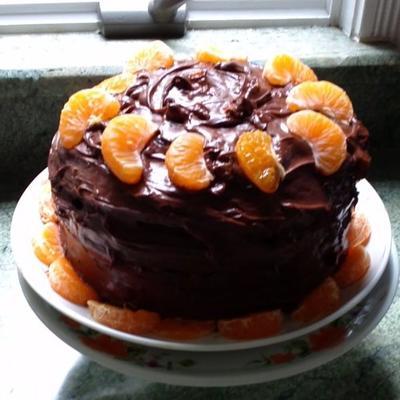 chocolade clementine cake