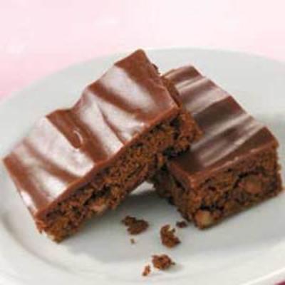 chocoladesaus brownies