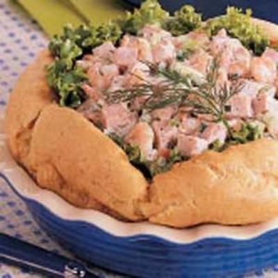 ham salade bladerdeeg