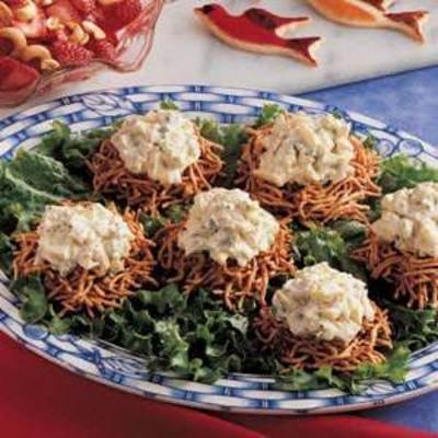 vogelnest eiersalade