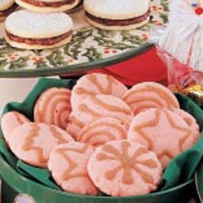 roze pepermuntkoekjes