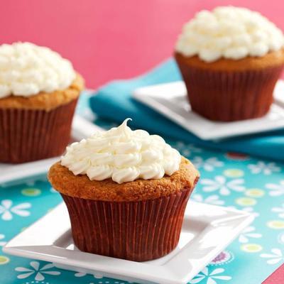 roze rabarber cupcakes